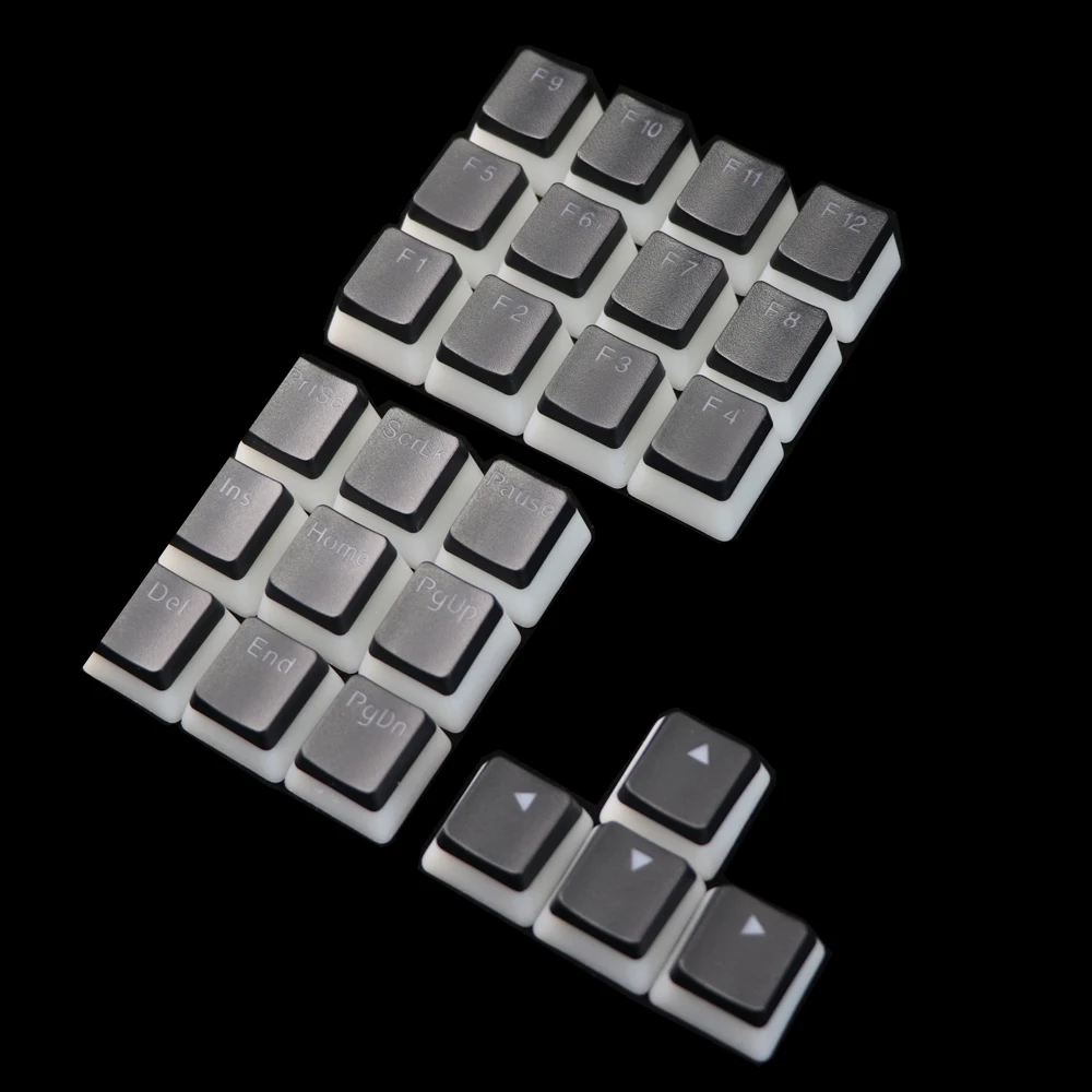 Keycap pbt Pudding с двумя выстрелами 21key нумпад мультимедиа ключ колпачки для ключей