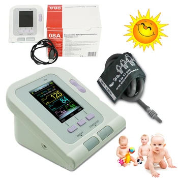 

08A Blood Pressure Monitor Digital Newborn Upper Arm Electronic Sphygmomanomete BP Meter Pulse Rate Machine 6-11cm Neonate Cuff