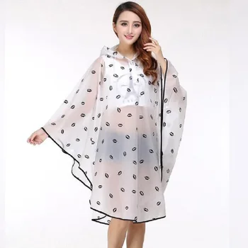 

Transparent Women Poncho Raincoat Waterproof Mens Womens Cycling Bicycle Bike Rain Coat Hooded Poncho Rainwear
