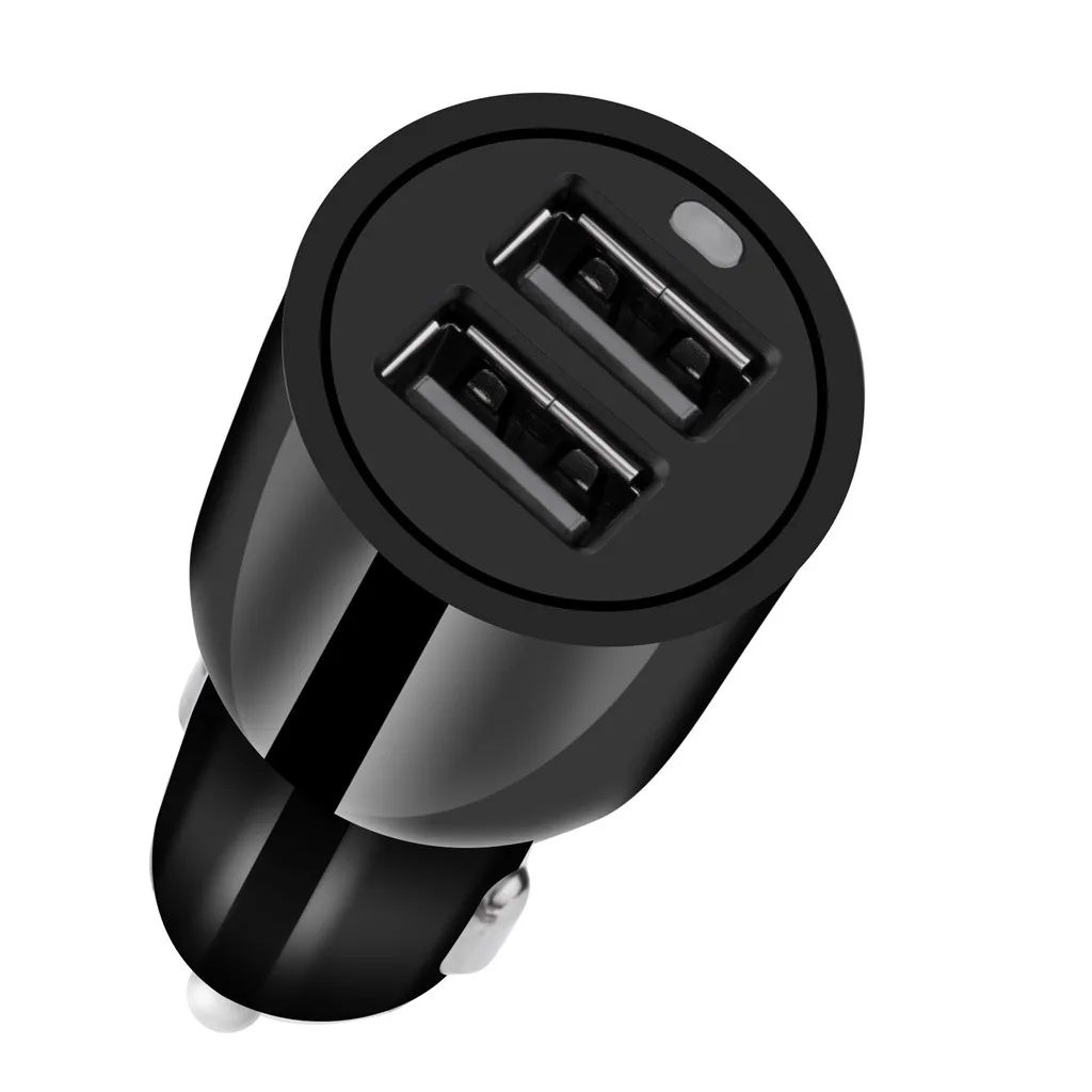 Автомобильное зарядное устройство 5.4A 12 V-24 V D C адаптер QC 3,0 двойной USB порт Автомобильное зарядное мини