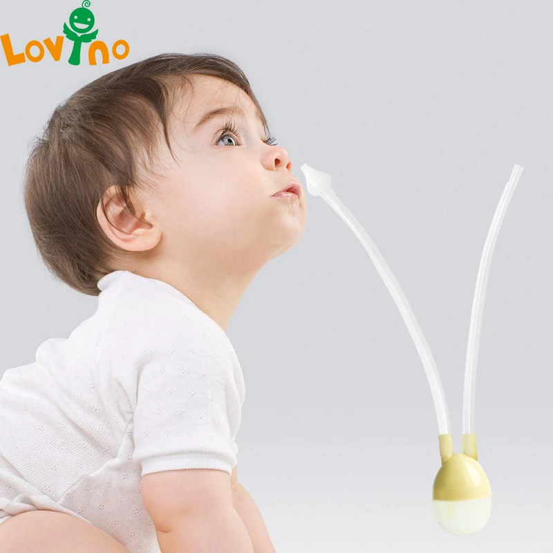 Hot New Born Baby Vacuum Suction Nasal Aspirator Safety Nose Cleaner