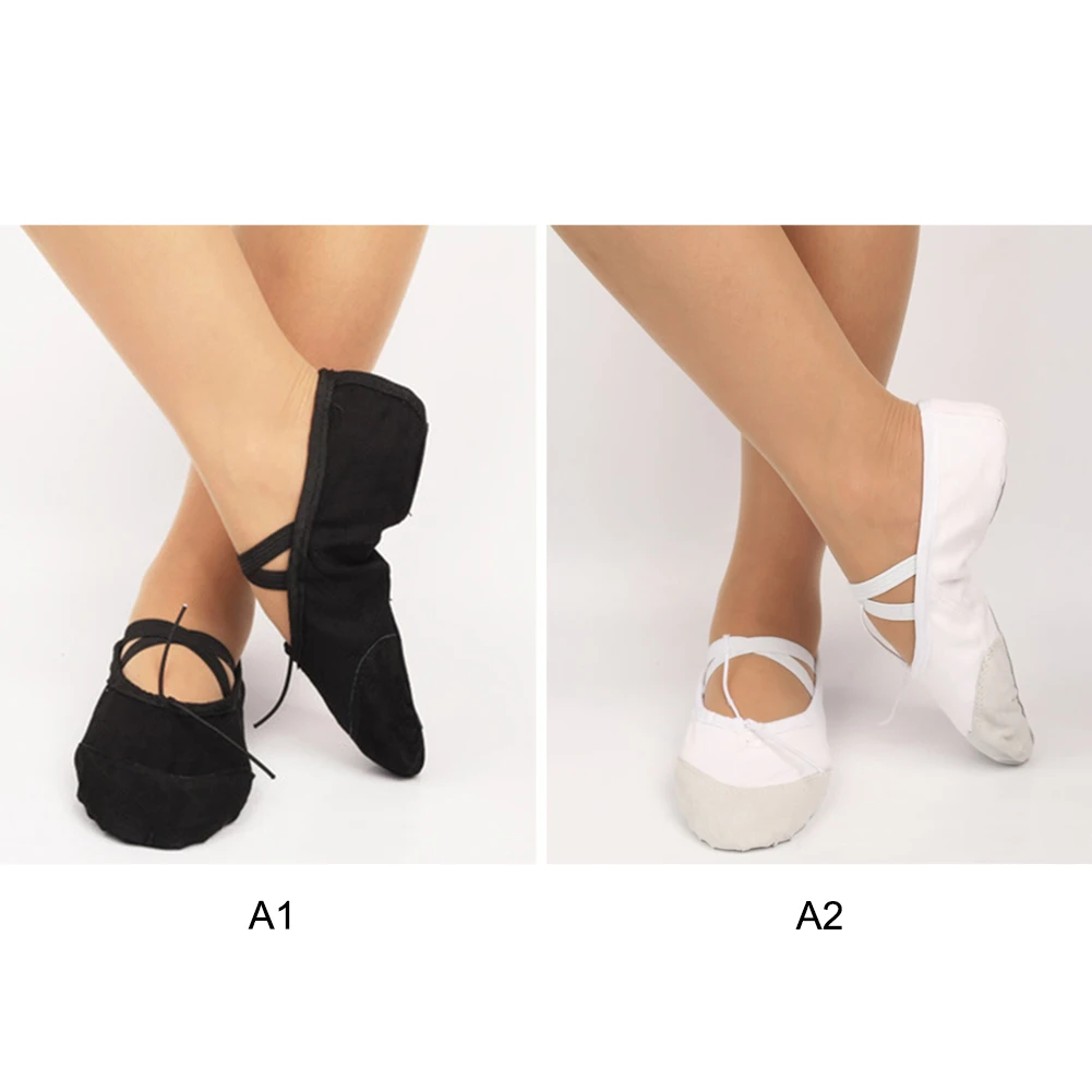 Dance Shoes Girls Canvas Split Sole Ballet Dance Fitness Shoes Canvas Gymnastics Ballet Shoes PCS Shoes For Girls