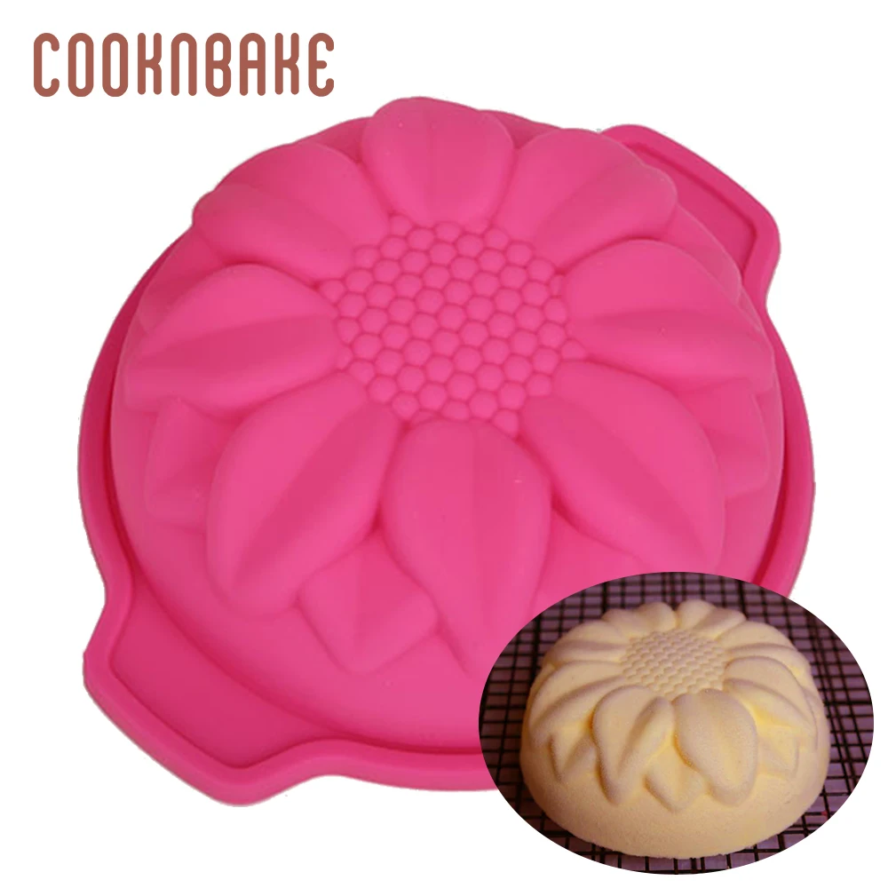 COOKNBAKE силиконовая форма «Роза» для торта выпечка цветок хлеб торт декоративная форма 3D пудинг желе десерт плесень DIY Вечерние - Цвет: CDY-008