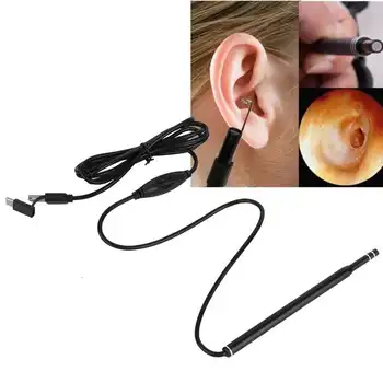 

3-in-1 Home Use Ear Cleaning Endoscope Stainless Steel Earpick Camera HD Earwax Removal Kit