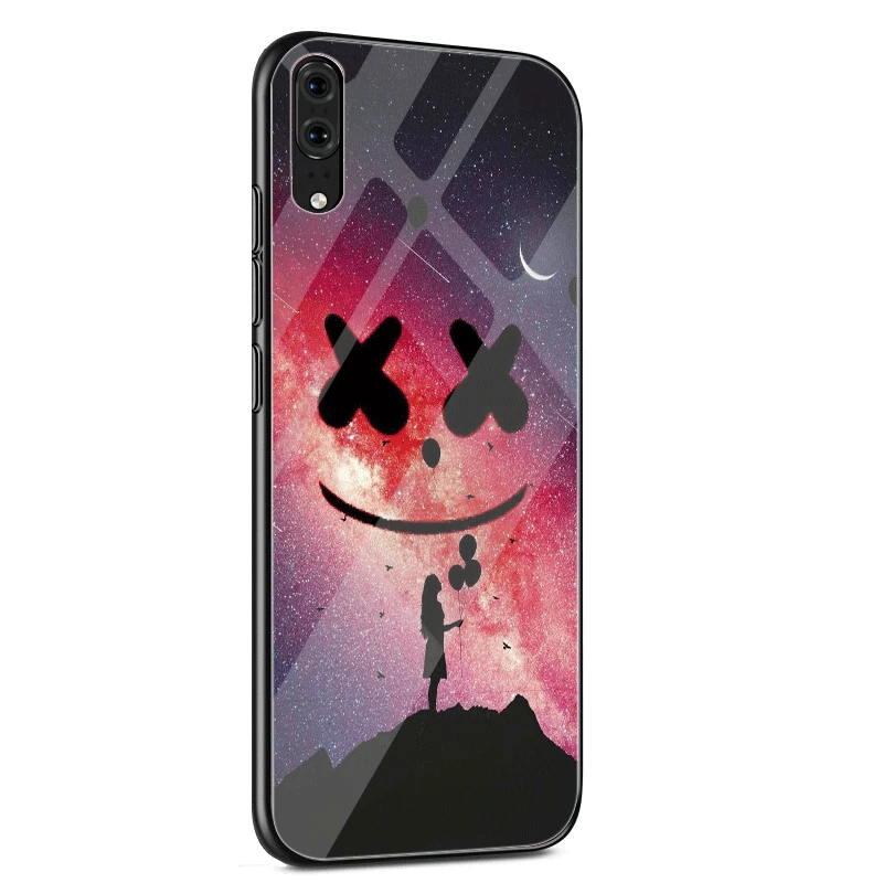 Чехол для huawei P30 P20 P Smart P10 Y6 7A Y9 Honor 8X9 10 mate 20 Pro Lite fashion Smile face marshmello Cute - Цвет: G7
