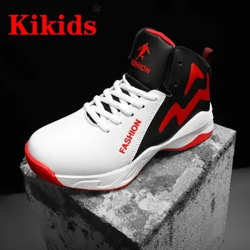 

Kikids Boys Basketball Shoes High Quality Top Non-slip Kids Sneakers Thick Sole Kid Sport Shoes Outdoor Trainer Basket Shoes