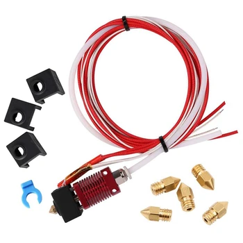 

Assembled Mk10 Extruder Hot End Kit Replacement Parts For Creality Cr-10 Cr-10S S4 S5 3D Printer, 1.75Mm Filament, 0.4Mm N