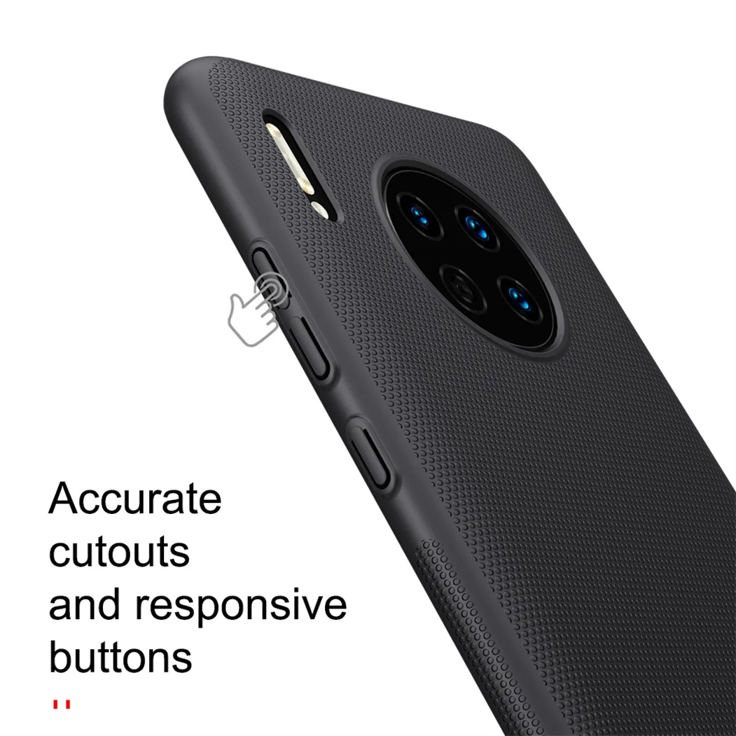 Чехол Nillkin для huawei mate 30 Pro 5G, суперматовый защитный чехол из жесткого поликарбоната, черный матовый защитный чехол для huawei mate 30