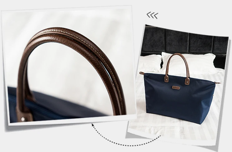 Skup Klasyczny francuski styl uniwersalny Hobos Nylon wodoodporny trwały kobiet skrzynki torba duża miejska podmiejska torba na zakupy Casual Daybag