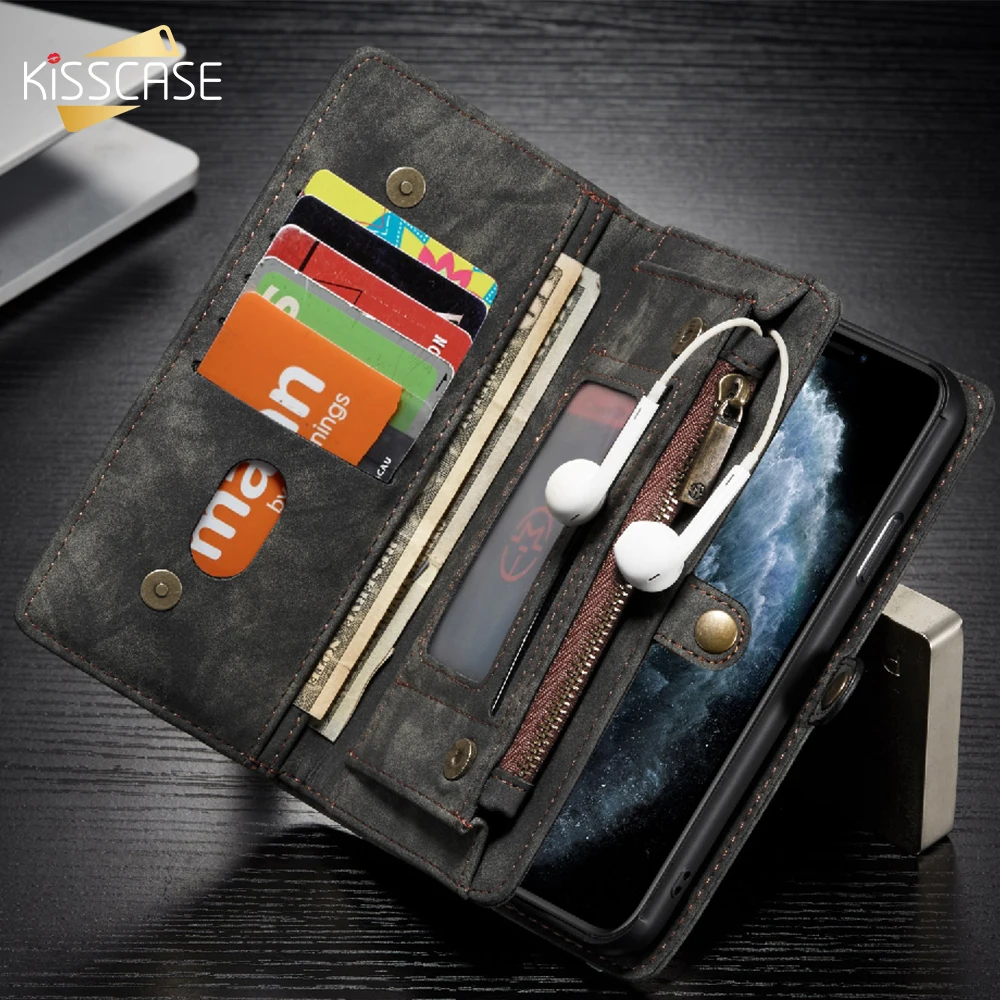 Wallet Phone Case For Samsung A51 Note20 Ultra A50 A71 S8 Cover S9 S20 Ultra A70 For Samsung S10 Case Leather Phone Bag Zipper