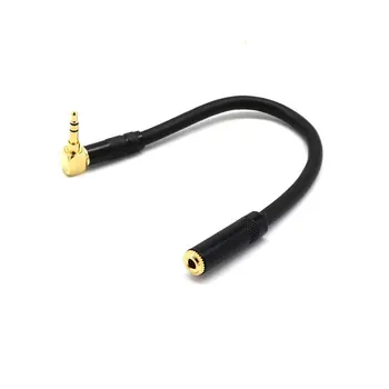

Aux Cable 3.5mm to 3.5 mm Male to Female Jack Car Audio Cable Gold Plug Cord