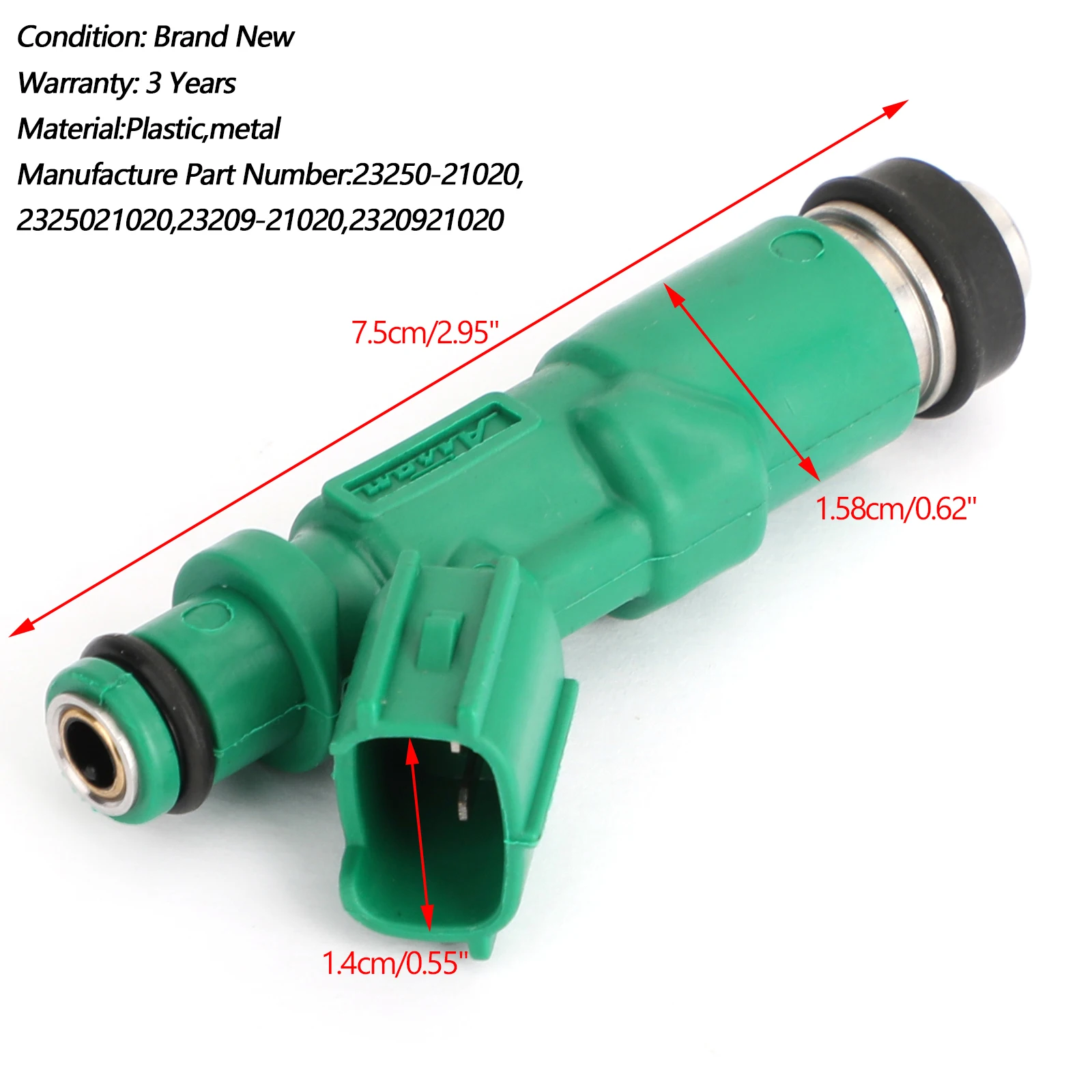 Areyourshop 23250-21020 2320921020 топливный инжектор для Toyota Prius1.5L Scion Xa Xb 1.5L 2325021020 топливный инжектор автозапчасти