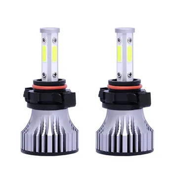 

2Pcs 5202 LED Headlight Bulbs Conversion Kit Car Headlamp 20000LM 6500K 100W Cool White Hi/Lo Beam 4 Side DRL Fog Light Replace