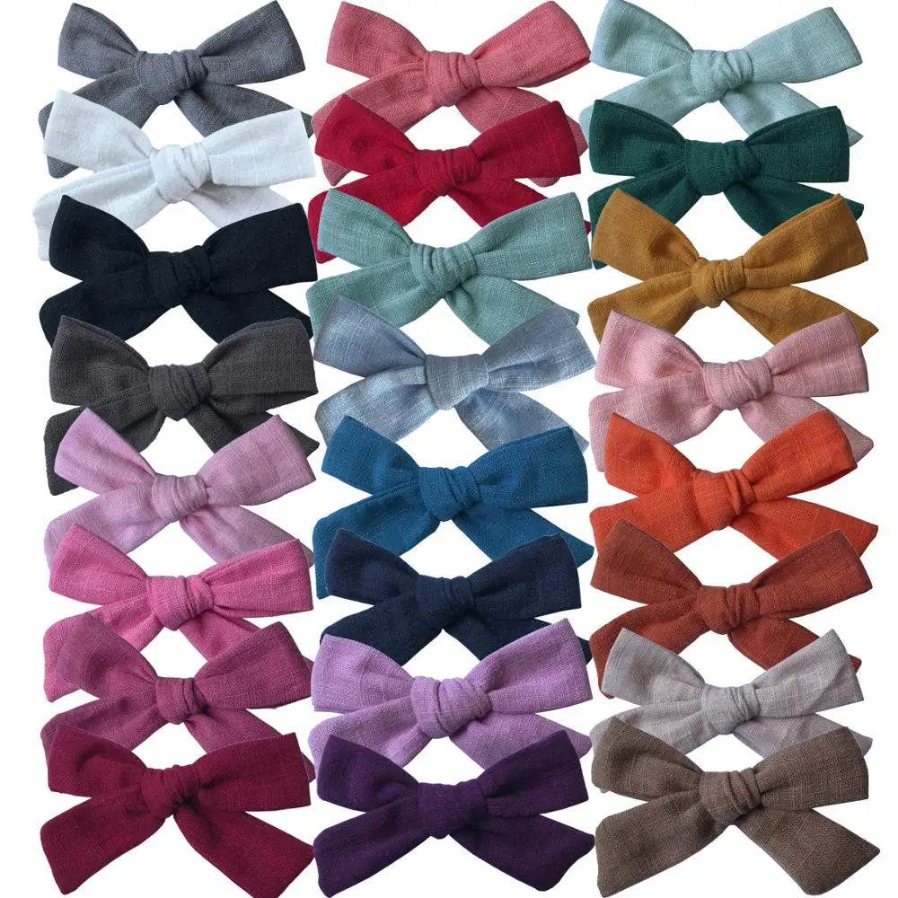 Fabric Hair Accessories Cotton Hair Accessories Fabric Bows