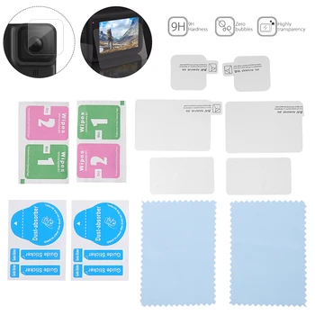 

6Pcs/set Tempered Glass Screen Protector Lens Protection Protective Film for Gopro8 Go Pro Hero 8 Camera Accessories