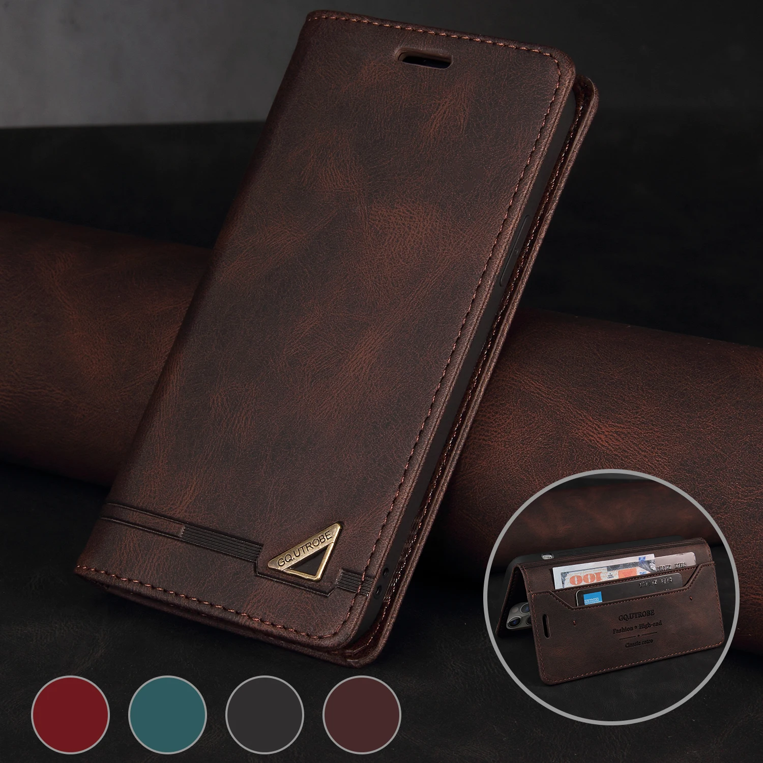 Brieftasche RFID Sperrung Schützen Leder Fall Für Samsung Galaxy Note 20 Note 10 Pro S21 S20 FE S10 S9 S8 plus Ultra Flip Telefon Fall