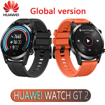 

Original HUAWEI Global Version Watch GT 2 GT2 Smart 46MM 42mm GPS Bluetooth Phone Call Blood Oxygen Heart Rate For Android iOS