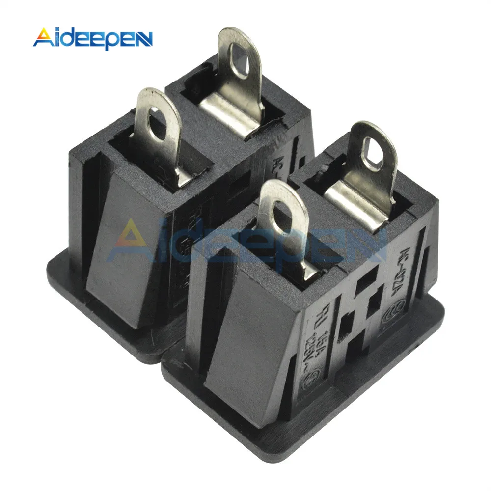 AC-01 AC-01A AC-02 AC-02A AC-03 AC-04 AC-013A IEC320 C14 электрические розетки переменного тока 250V 10A 3-контактный Мужской Женский Разъем Розетка