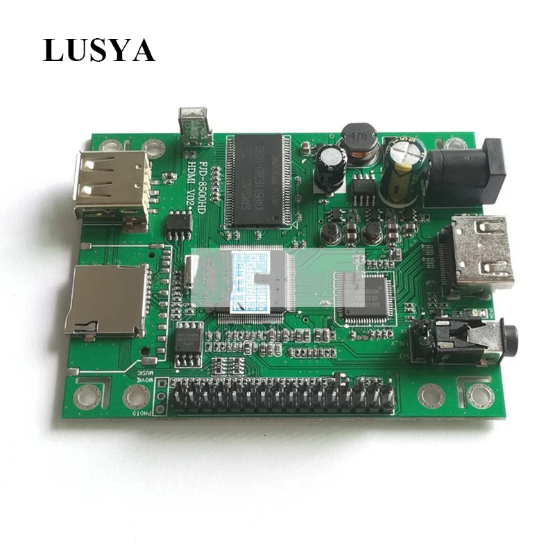 

Lusya HDMI output module 1080P video player board MP5 HD decoder DC12V 2A T0598