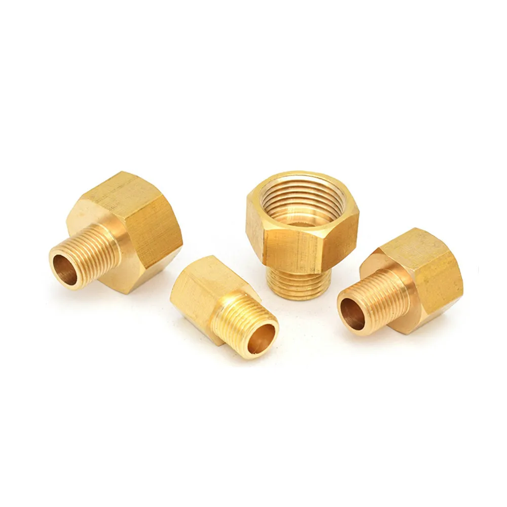 

Brass Hose Pipe Fittings F/M 1/8" 1/4" 3/8" 1/2 PT Male to Female Thread Hex Bushing Pipe Fittings Adapter