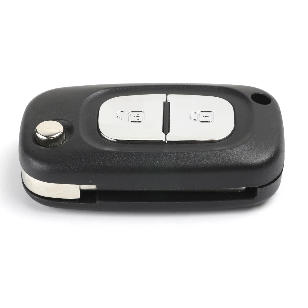 KEYECU для Renault Clio 3 Мастер Kangoo Twingo 2006-2009 2010 2011 2012 2013 флип дистанционный ключ 2 кнопки 433 МГц ID46 PCF7947 чип