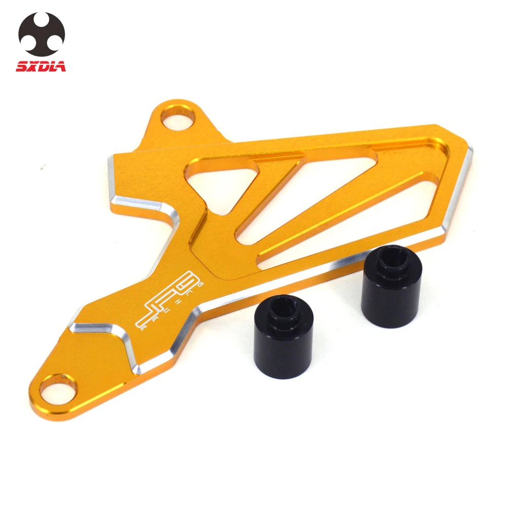 Мотоцикл золото CNC Звездочка крышка гвардии защиты для Suzuki DRZ400S DRZ400SM 2000- 2011 2012 2013 2001 2005 2006