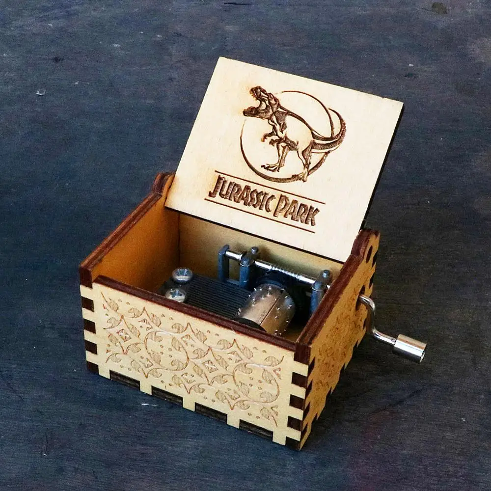 Y-Wooden Carved Music Box Decorative Musical Boxes Gift Christmas Gift Birthday New Year