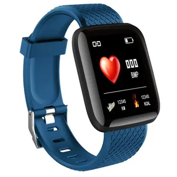 

116Plus Smart Watch Bracelet Step Counter Heart Rate Sleep Monitoring Offline Payment Wireless Sports Watch
