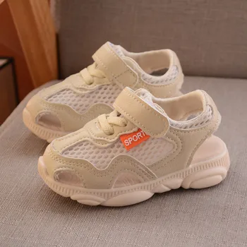 

AFDSWG kids summer shoes Mesh hollow White kids sandals boys black kids beach sandals ,girls leather sandals,sandals for kids