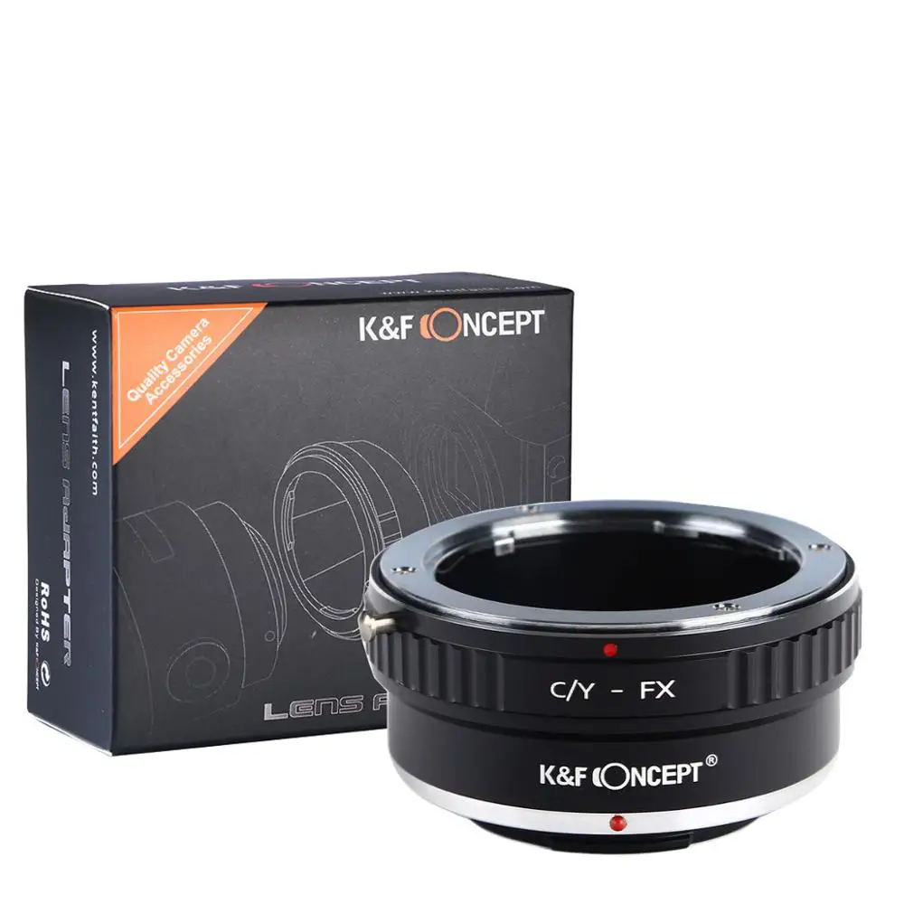 

K&F Concept adapter for Contax Yashica mount lens to Fujifilm FX XPro2 X-T2 X-M2 camera X-T20 X-T3 X-T30
