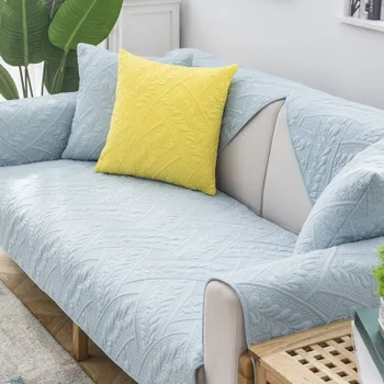 

Sofa cushions with floral embroidery cushions, four seasons universal sofa back towel cover sets, modern fabric cushions