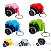 Creative Super Mini Sound Camera LED Keychain Pendant Cute DIY Art Craft Plastic Key Ring Decor New Year Valentine Birthday Gift 1