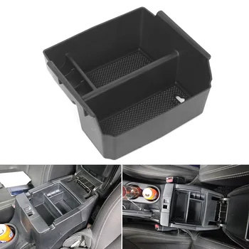 

Car Central Console Armrest Storage Box Organizer Tray For Jeep Wrangler JK 2011 2012 2013 2014 2015 2016 2017 ABS Plastic