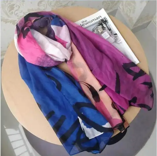 Испанский модный весенний и осенний шарф, подарок на день рождения шаль(1 - Цвет: 28