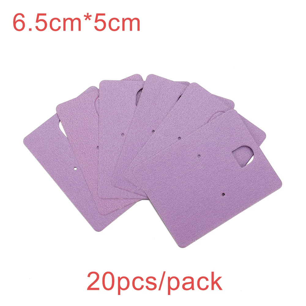 20/100pcs Mixed Style Earrings Cards Necklaces Ear Studs Display Cards Kraft Paper Hang Tag Card For DIY Jewelry Display Card 
