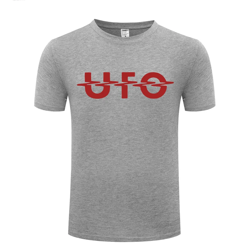 HUIY HOT Новинка UFO, креативная Мужская футболка, Мужская футболка, новинка, короткий рукав, круглый вырез, хлопок, повседневный Топ, футболка - Цвет: HUIY HOT