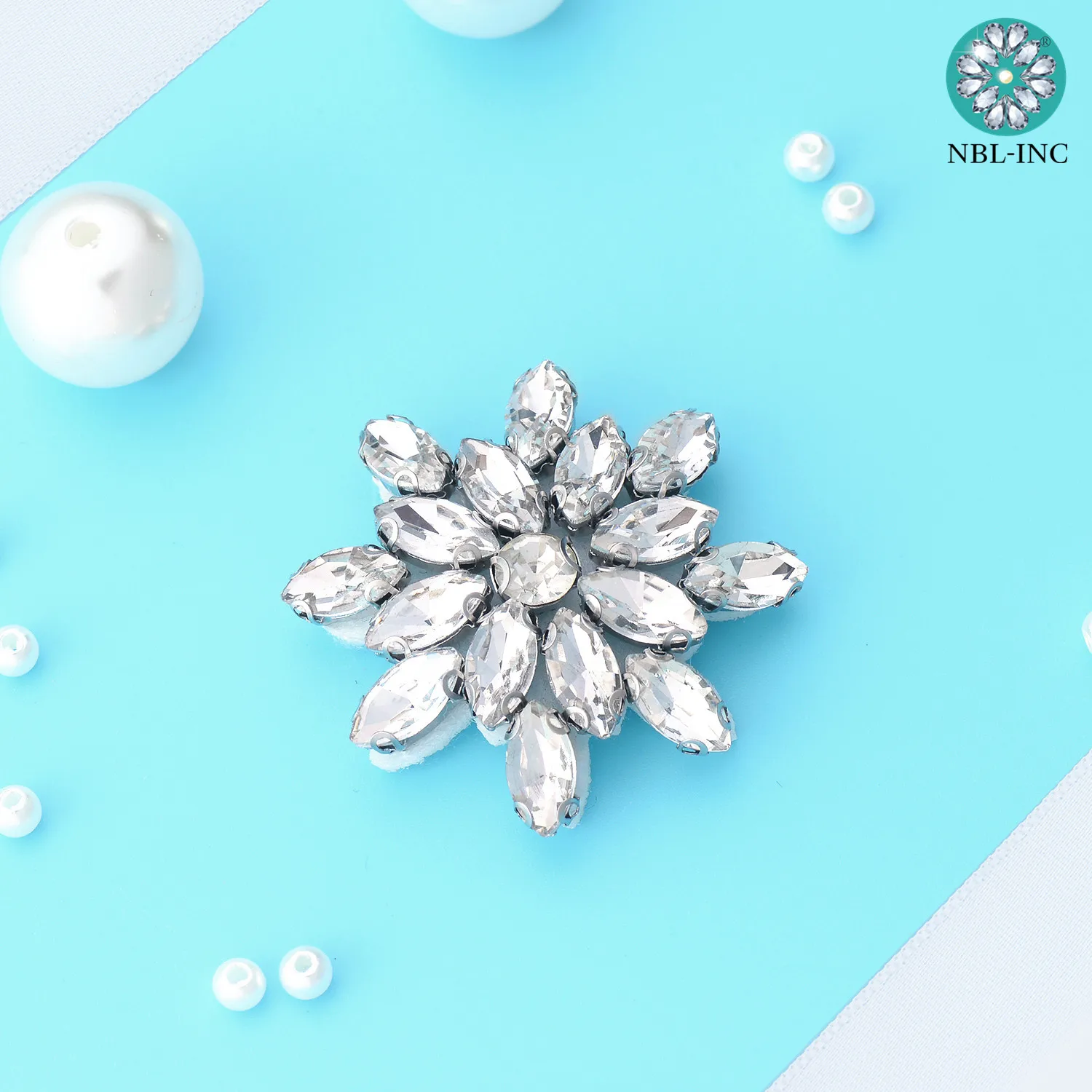 

(50 шт.) искусственная аппликация, серебряная ручная работа, вышивка бисером, Приклеивание утюгом для платьев, обуви WDD1164