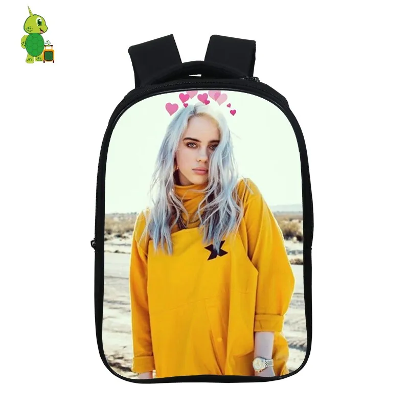 29 Mochila Billie Eilish рюкзак хип-хоп школьные сумки для подростков мальчиков и девочек 14,5 дюймов Детский рюкзак для книг водонепроницаемый дорожный рюкзак - Цвет: 29