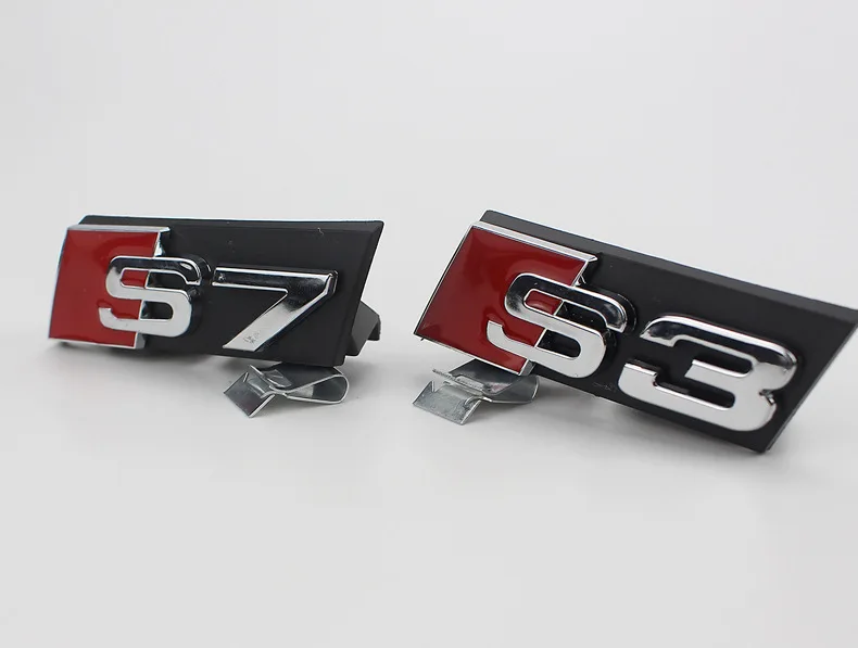 Suitable for Audi A4L Modified A6L A3A5A8S4S5S6 Car Auto Logos Modified Grille Car Labeling