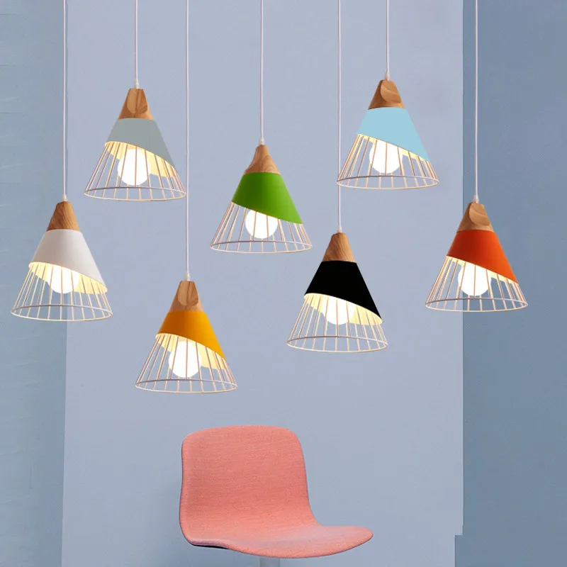 

Modern minimalist restaurant chandelier bedroom bar counter chandelier personality creative study single head lamp WY010305