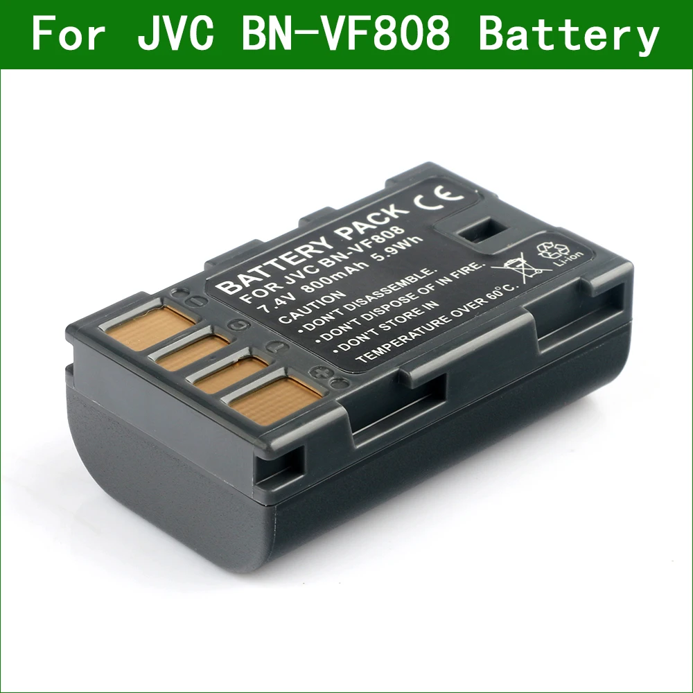 BN-VF808 BN-VF815 BN-VF823 цифровой Камера Батарея для JVC BN-VF808U BN-VF815U BN-VF823U GR-D720 D728 D740 D750 D760 D771