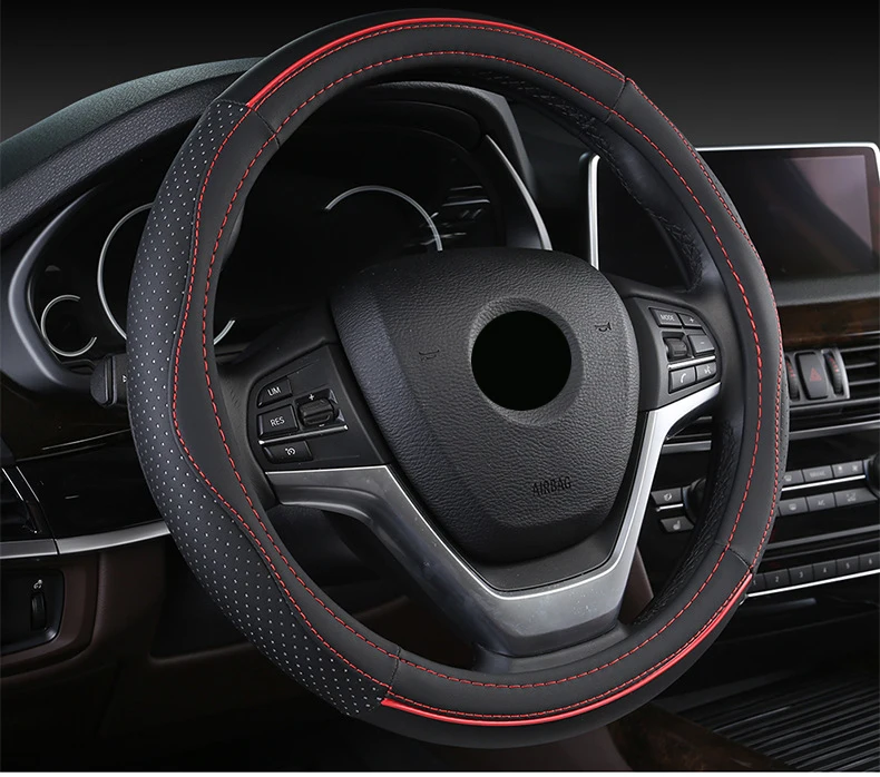 Универсальный чехол на руль подходит для Citroen C1 C3 C4 кактус C4 C3 Aircross C4 Пикассо Berlingo Jumpy Jumper Ibiza Leon Arona