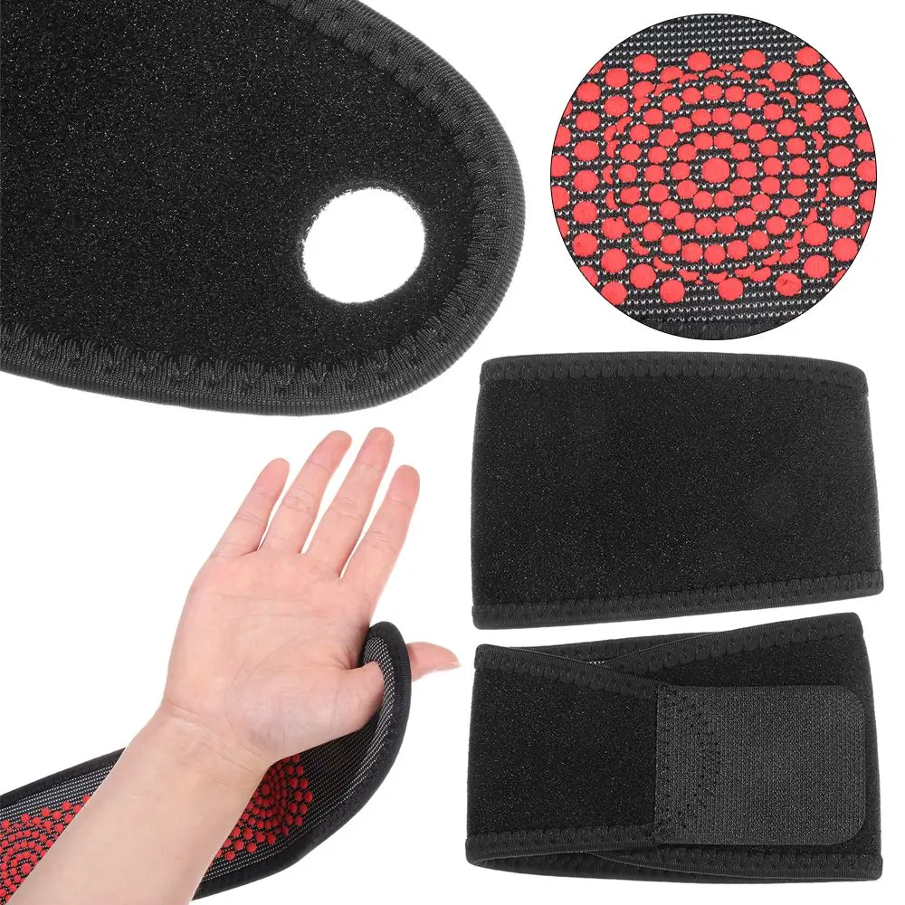 Magnetic Therapy Self-Heating Wrist Support Brace Wrap Heated Hand Warmer Compression Pain Relief Wristband Belt