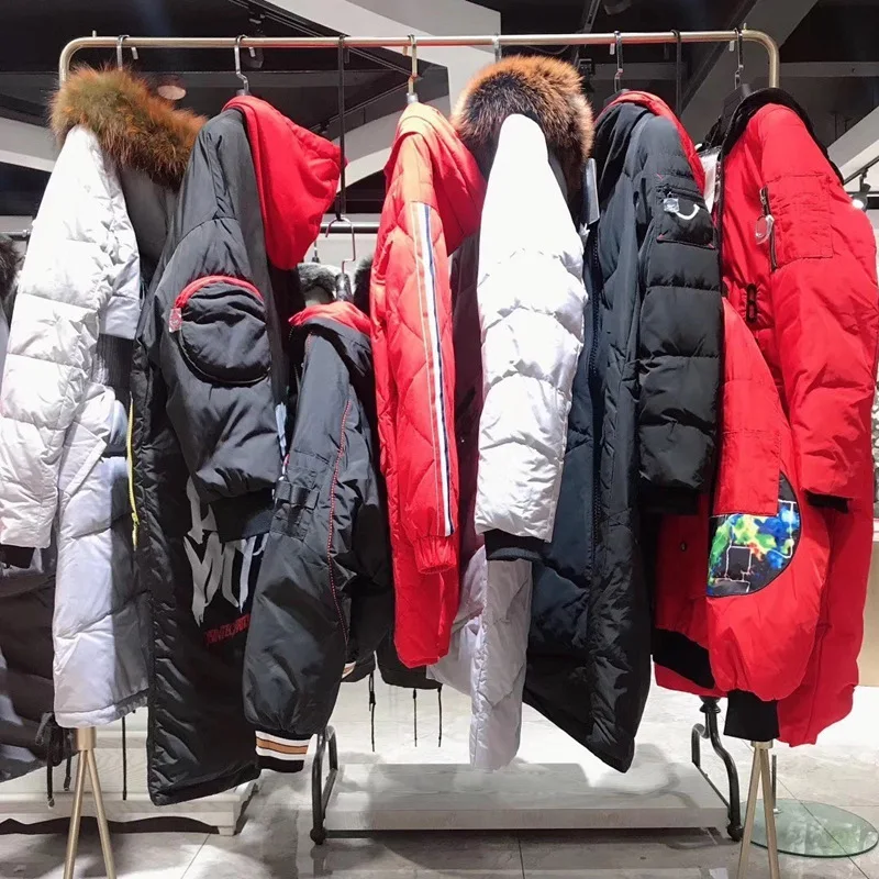 Yu xin down Jacket 19 Winter Beijing Sent Brand Discount WOMEN'S Dress Wholesale Discount Parts Go ba li ya One Ding Vey