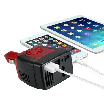 

150W Auto Power Inverter DC 12V To AC 220V Outlet Voltage Converter Adapter