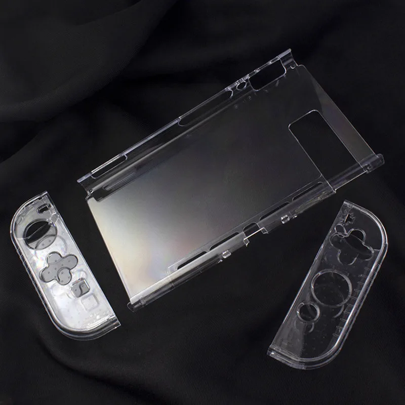 Прозрачный кристально чистый жесткий чехол защитный для Nintendo Switch NS консоль Joy Con