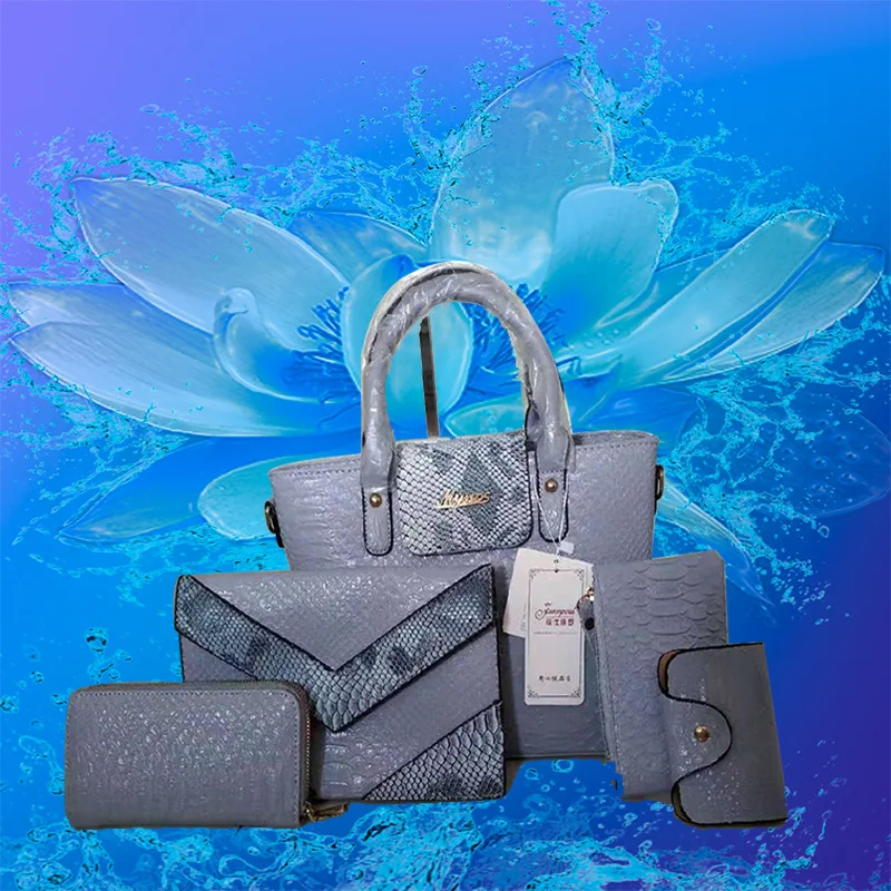 

New Products Europe And America Fashion Handbag 2019 Four Grade New Style Trend Snakeskin Picture Women's WOMEN'S Fashion Handba