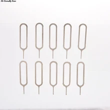 10 pçs bandeja de cartão sim remoção ejeção pino universal sim cartão bandeja pino removedor ejetar pino agulha telefone ferramenta para iphone samsung huawei