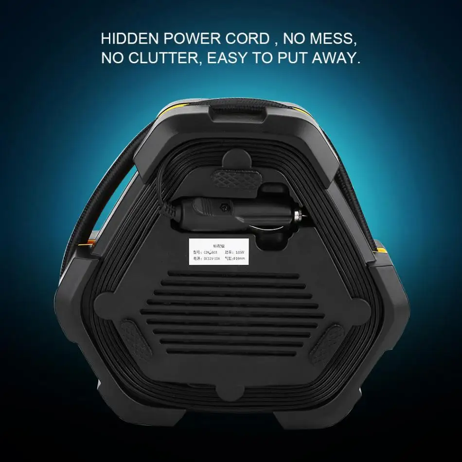12V автомобиль Портативный шин насос воздушный компрессор с иглой индикатор для автомобилей шары велосипеды автомобильные аксессуары