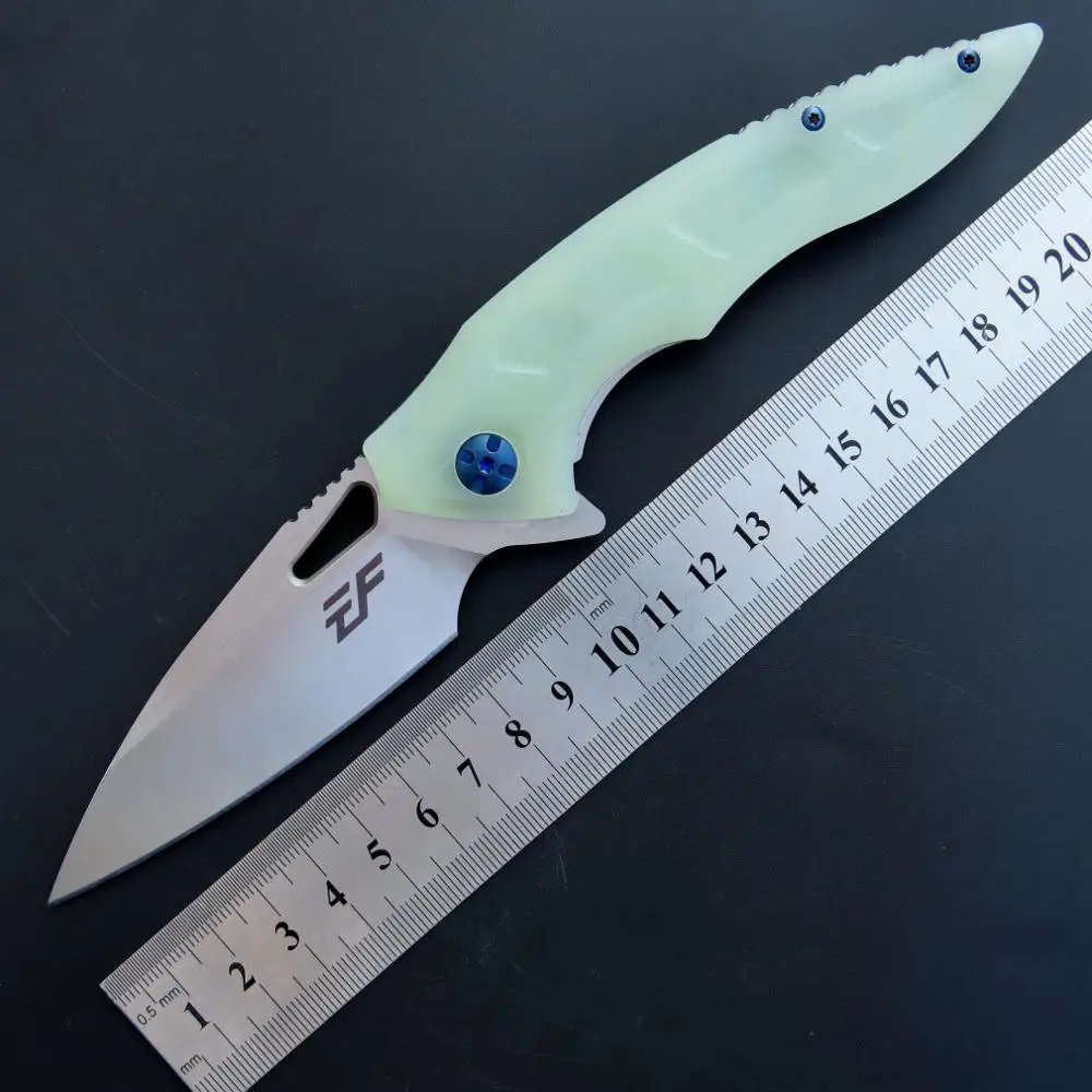 A Складной нож EF929 D2 лезвие+ G10 ручка тактический походный карманный нож кухонные принадлежности охотничий домкрат портативный EDC инструмент - Цвет: A